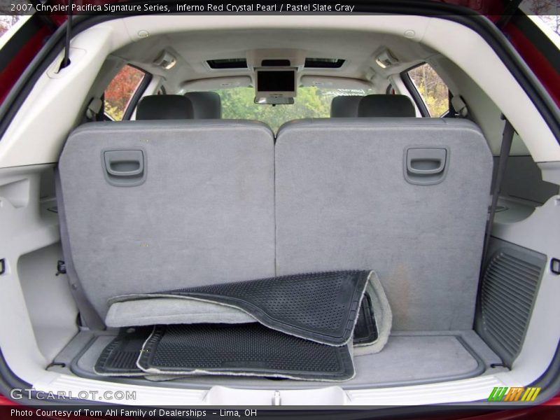 Inferno Red Crystal Pearl / Pastel Slate Gray 2007 Chrysler Pacifica Signature Series