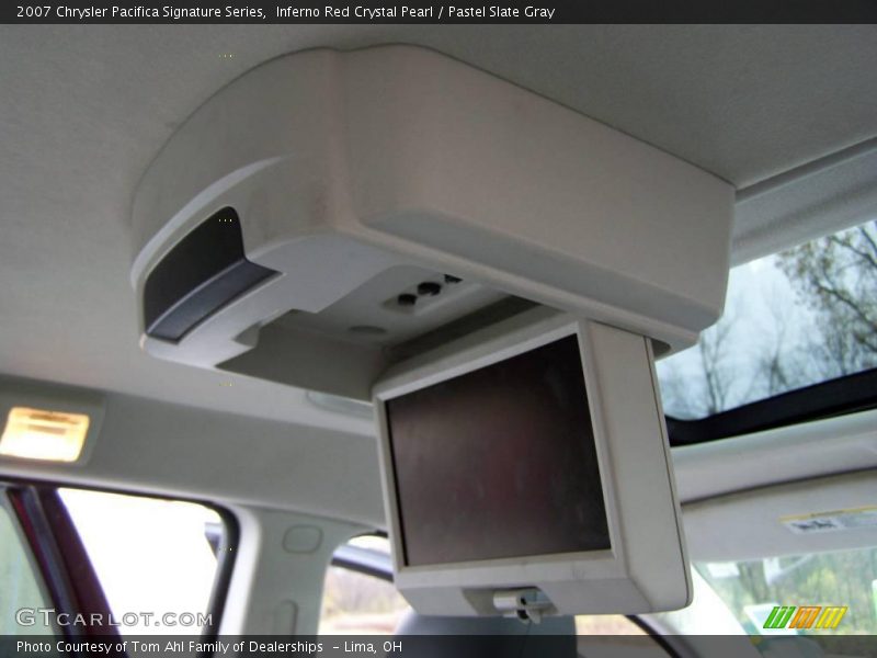 Inferno Red Crystal Pearl / Pastel Slate Gray 2007 Chrysler Pacifica Signature Series