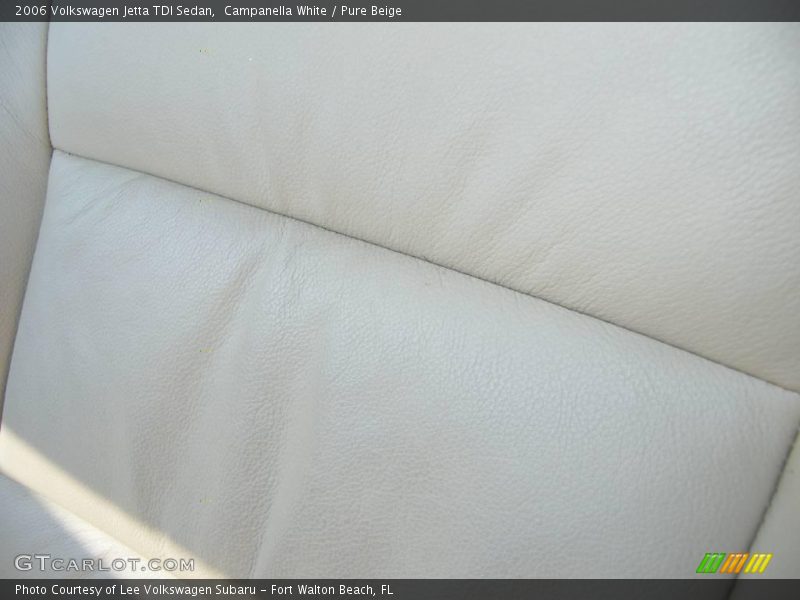 Campanella White / Pure Beige 2006 Volkswagen Jetta TDI Sedan
