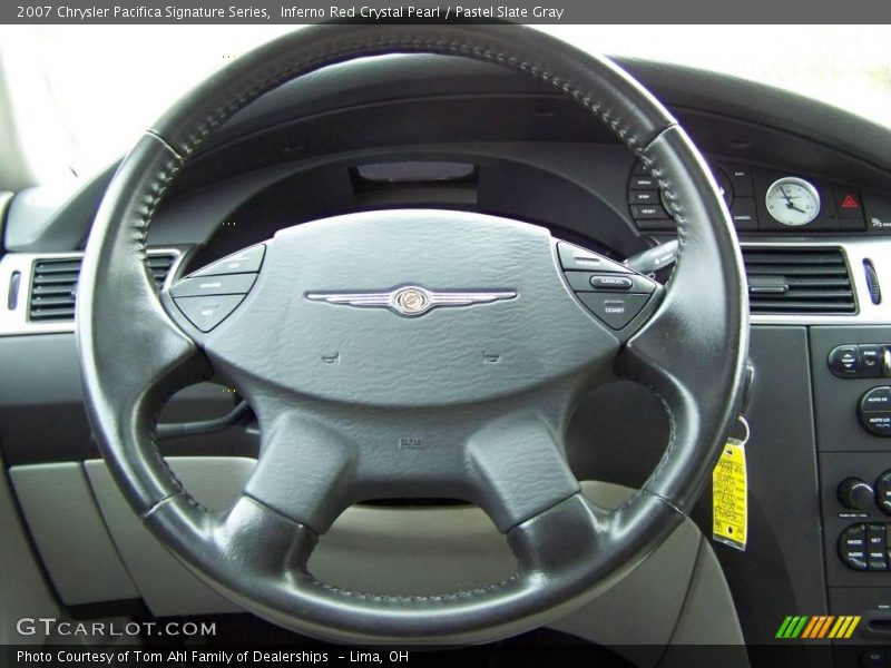 Inferno Red Crystal Pearl / Pastel Slate Gray 2007 Chrysler Pacifica Signature Series
