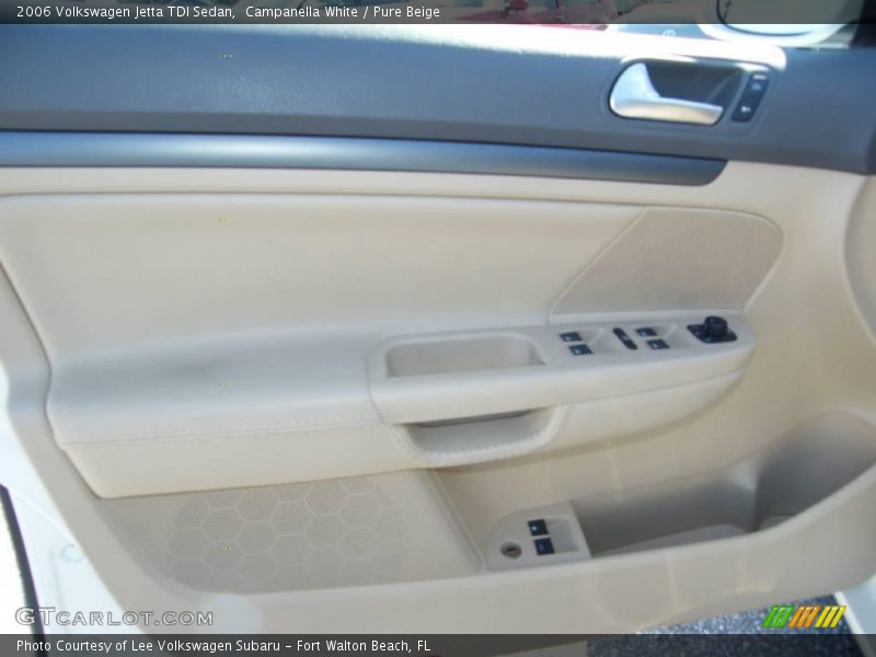 Campanella White / Pure Beige 2006 Volkswagen Jetta TDI Sedan