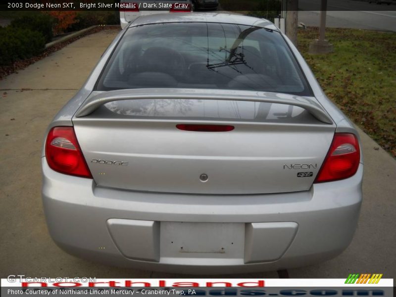Bright Silver Metallic / Dark Slate Gray 2003 Dodge Neon SXT