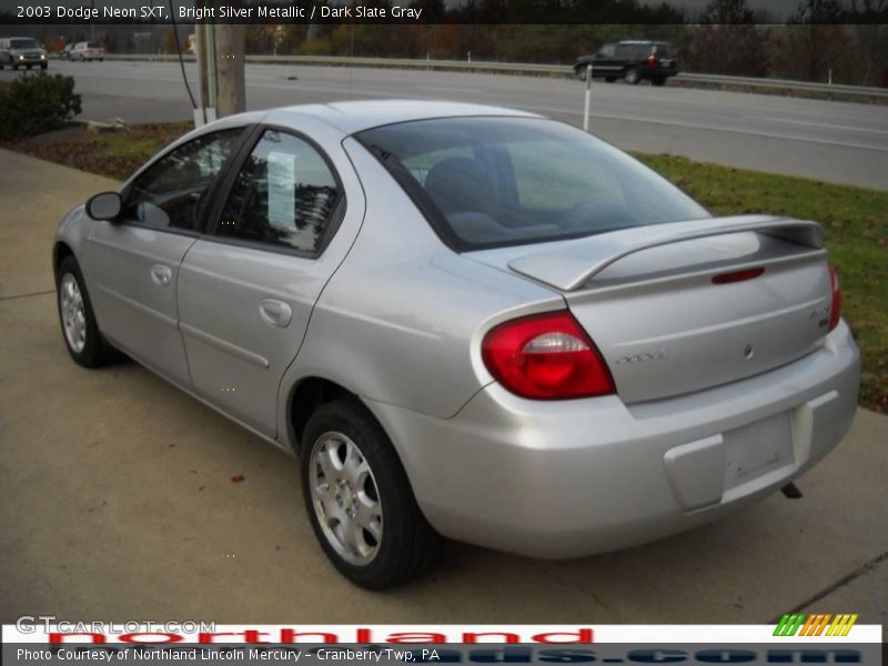 Bright Silver Metallic / Dark Slate Gray 2003 Dodge Neon SXT