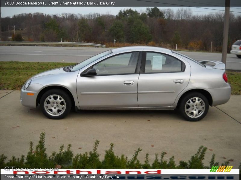Bright Silver Metallic / Dark Slate Gray 2003 Dodge Neon SXT