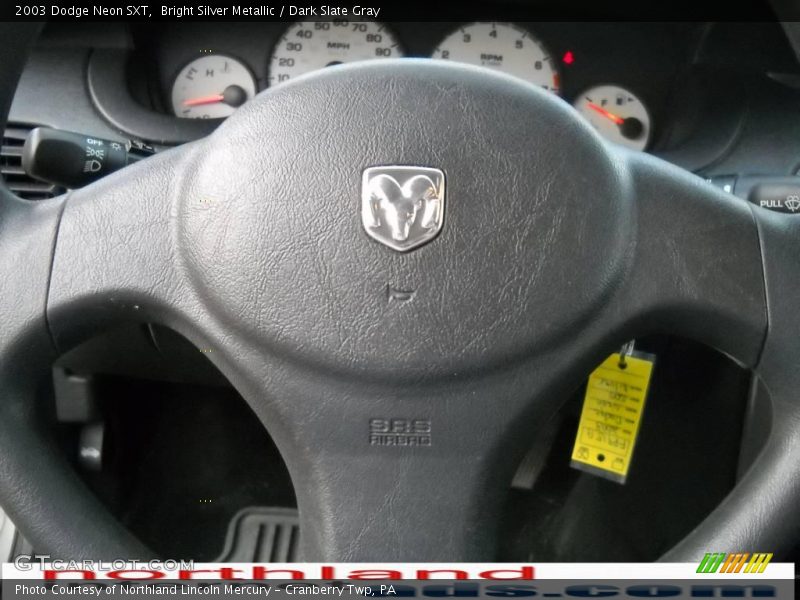 Bright Silver Metallic / Dark Slate Gray 2003 Dodge Neon SXT