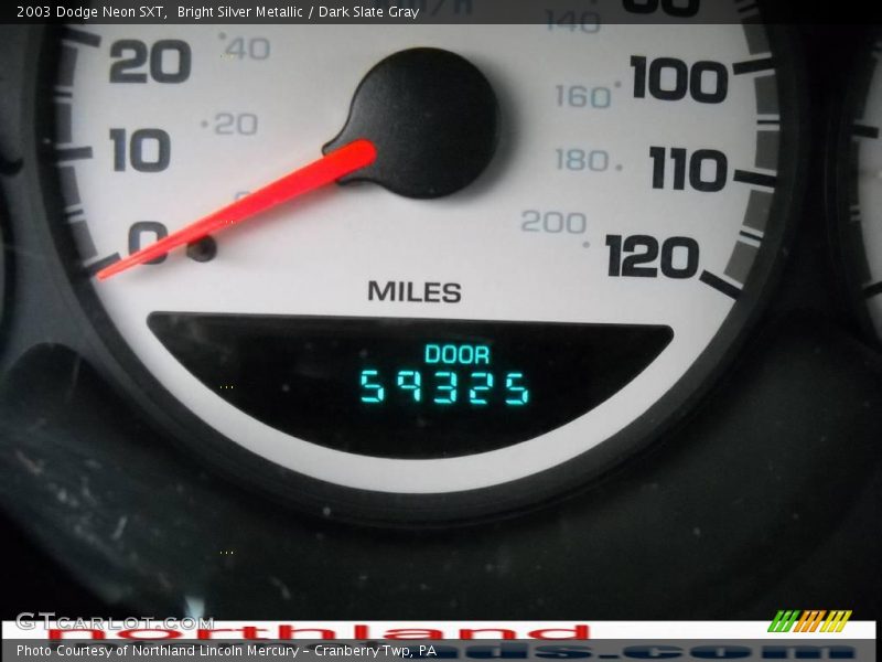 Bright Silver Metallic / Dark Slate Gray 2003 Dodge Neon SXT