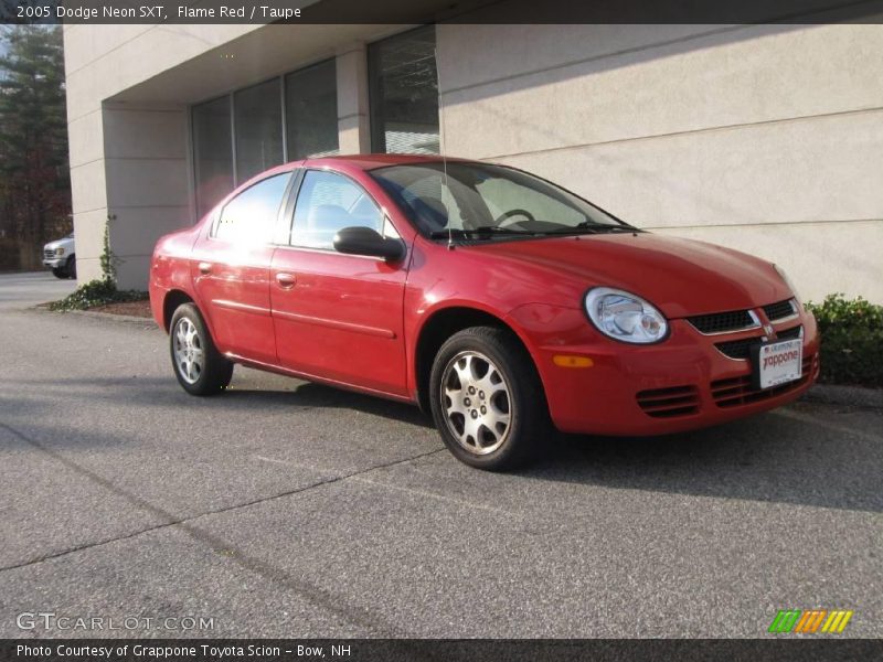 Flame Red / Taupe 2005 Dodge Neon SXT