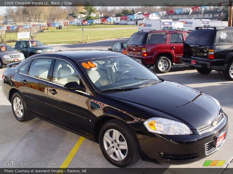 Black / Gray 2006 Chevrolet Impala LS