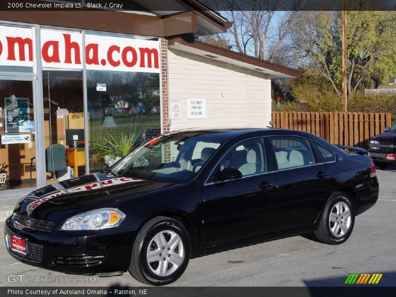 Black / Gray 2006 Chevrolet Impala LS