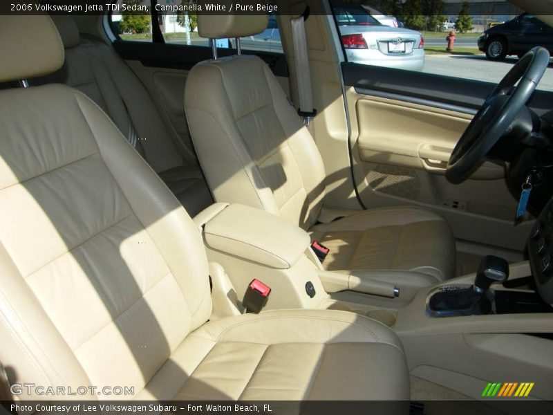 Campanella White / Pure Beige 2006 Volkswagen Jetta TDI Sedan