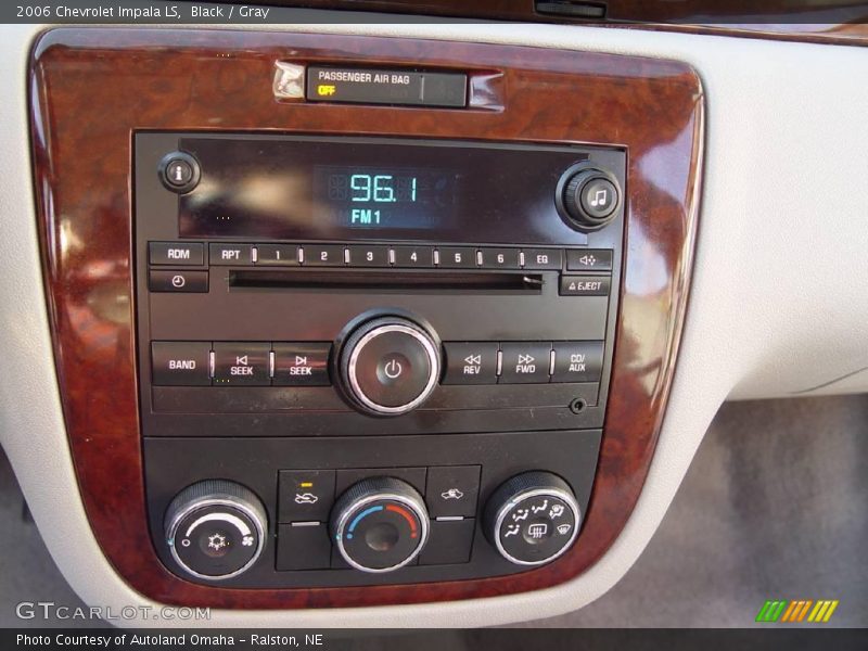 Black / Gray 2006 Chevrolet Impala LS