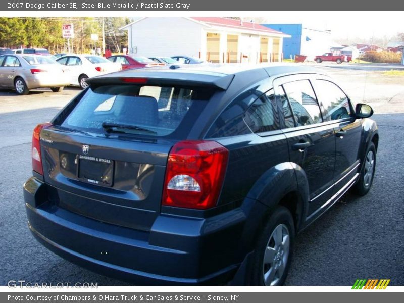 Steel Blue Metallic / Pastel Slate Gray 2007 Dodge Caliber SE