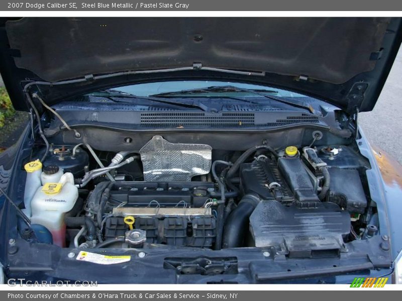Steel Blue Metallic / Pastel Slate Gray 2007 Dodge Caliber SE