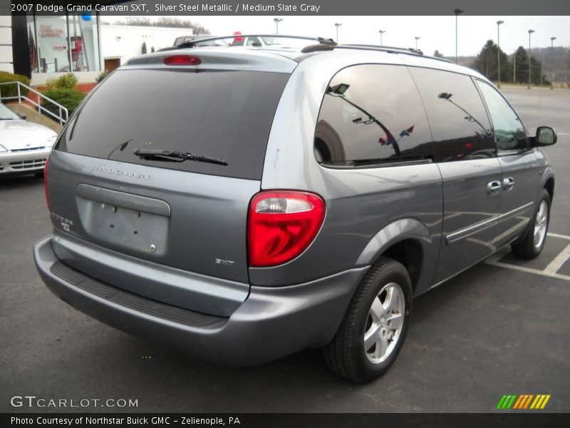 Silver Steel Metallic / Medium Slate Gray 2007 Dodge Grand Caravan SXT