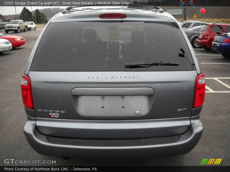 Silver Steel Metallic / Medium Slate Gray 2007 Dodge Grand Caravan SXT