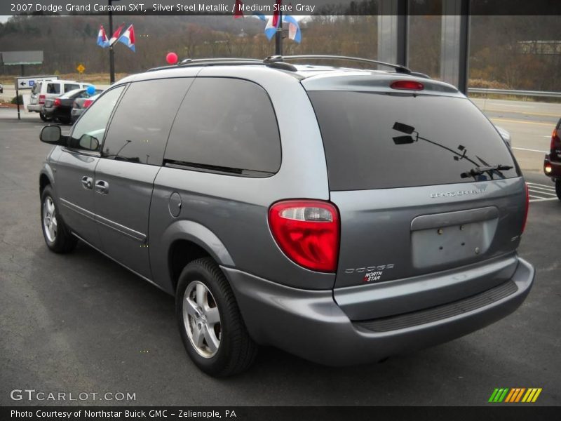 Silver Steel Metallic / Medium Slate Gray 2007 Dodge Grand Caravan SXT