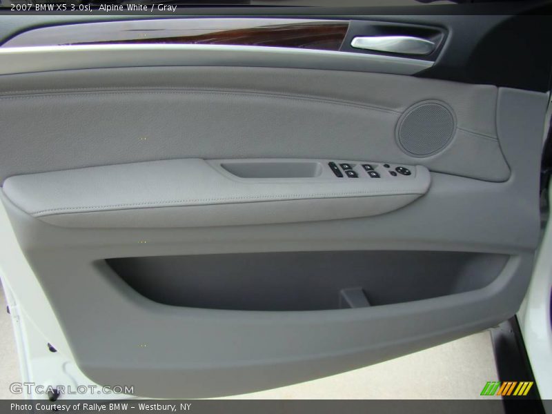 Alpine White / Gray 2007 BMW X5 3.0si