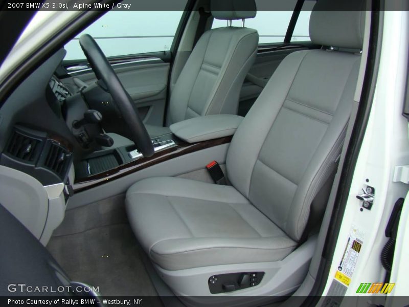 Alpine White / Gray 2007 BMW X5 3.0si