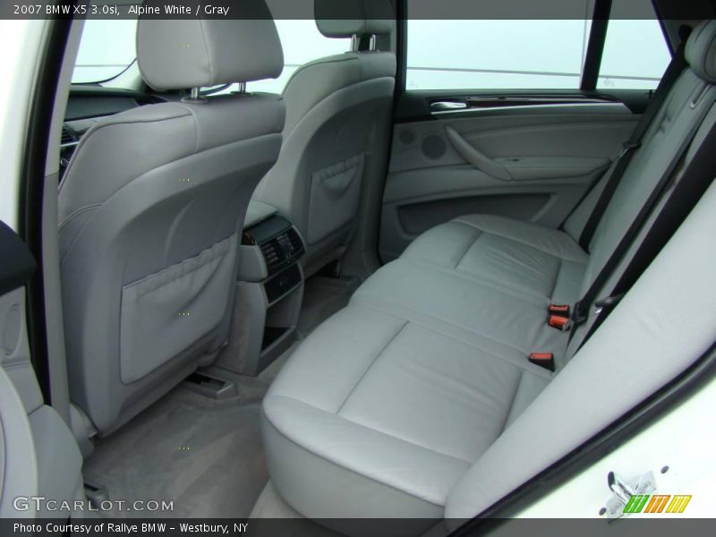 Alpine White / Gray 2007 BMW X5 3.0si