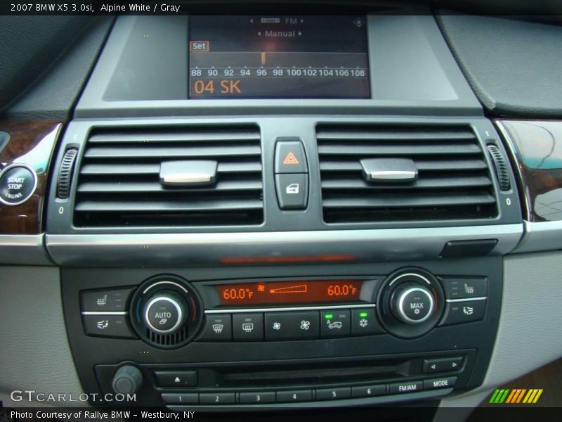 Alpine White / Gray 2007 BMW X5 3.0si