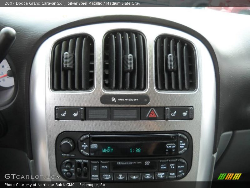 Silver Steel Metallic / Medium Slate Gray 2007 Dodge Grand Caravan SXT