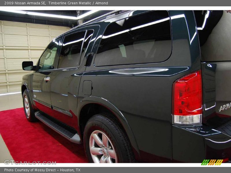Timberline Green Metallic / Almond 2009 Nissan Armada SE