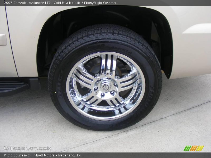 Gold Mist Metallic / Ebony/Light Cashmere 2007 Chevrolet Avalanche LTZ