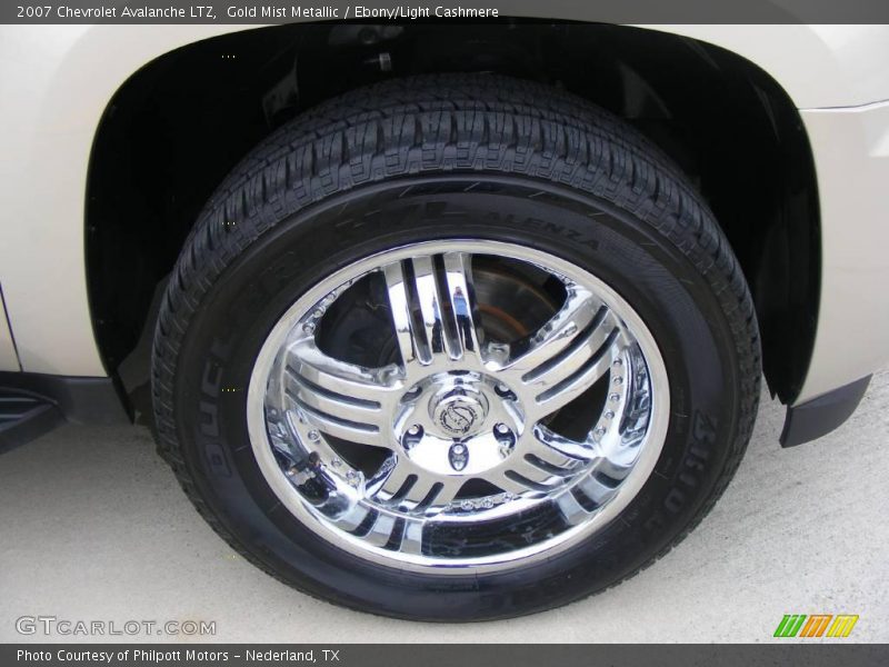 Gold Mist Metallic / Ebony/Light Cashmere 2007 Chevrolet Avalanche LTZ