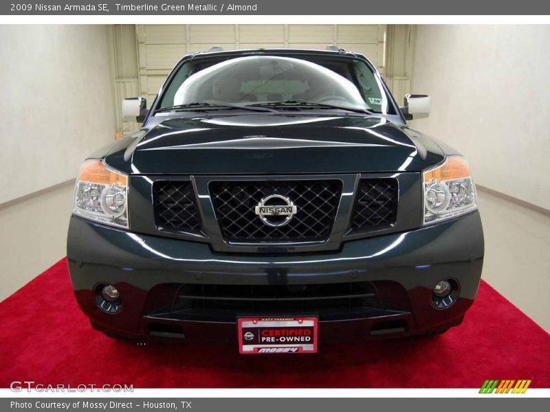 Timberline Green Metallic / Almond 2009 Nissan Armada SE