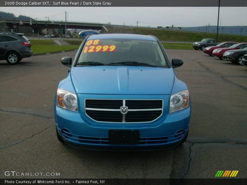 Surf Blue Pearl / Dark Slate Gray 2008 Dodge Caliber SXT