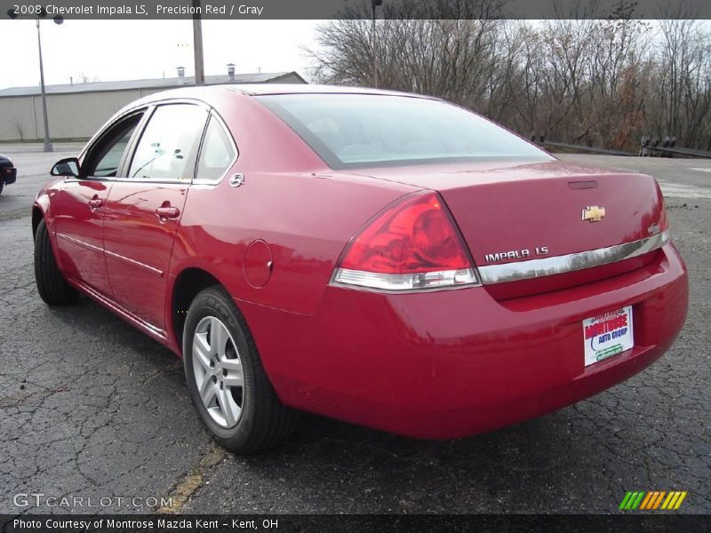 Precision Red / Gray 2008 Chevrolet Impala LS