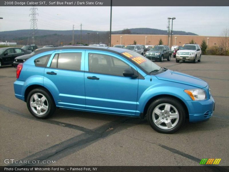 Surf Blue Pearl / Dark Slate Gray 2008 Dodge Caliber SXT