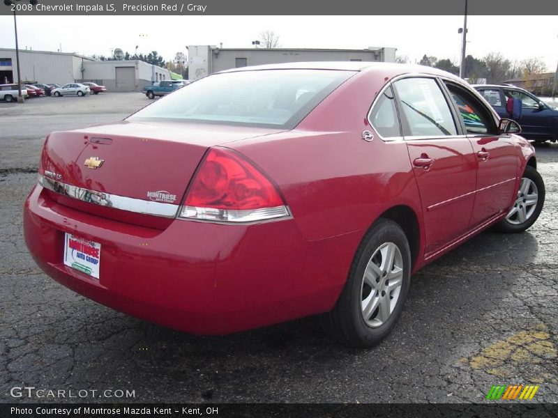 Precision Red / Gray 2008 Chevrolet Impala LS