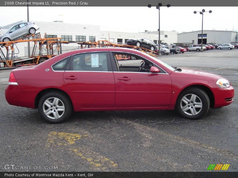 Precision Red / Gray 2008 Chevrolet Impala LS