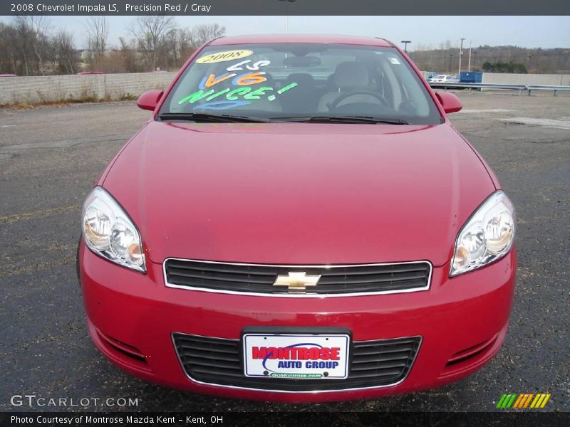 Precision Red / Gray 2008 Chevrolet Impala LS