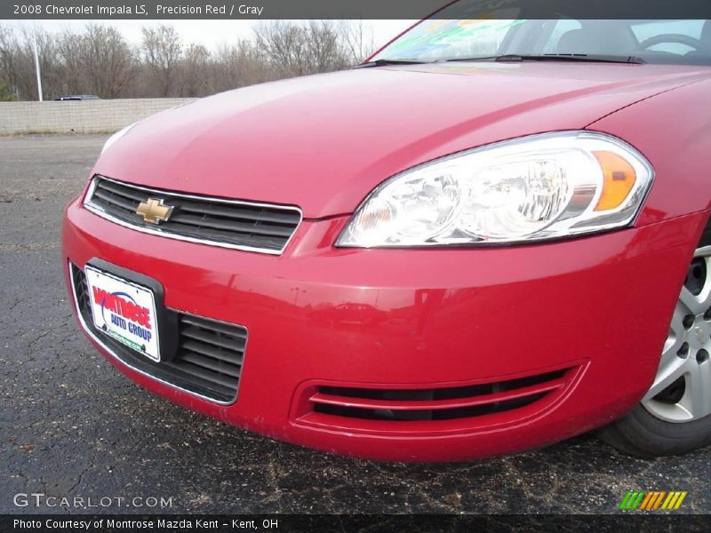 Precision Red / Gray 2008 Chevrolet Impala LS