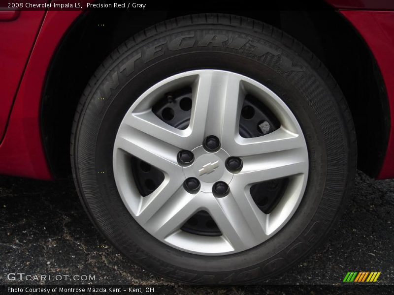 Precision Red / Gray 2008 Chevrolet Impala LS