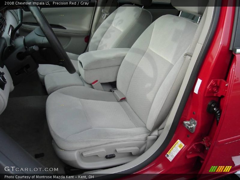 Precision Red / Gray 2008 Chevrolet Impala LS