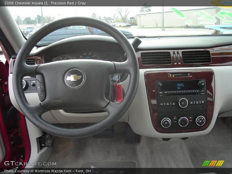Precision Red / Gray 2008 Chevrolet Impala LS