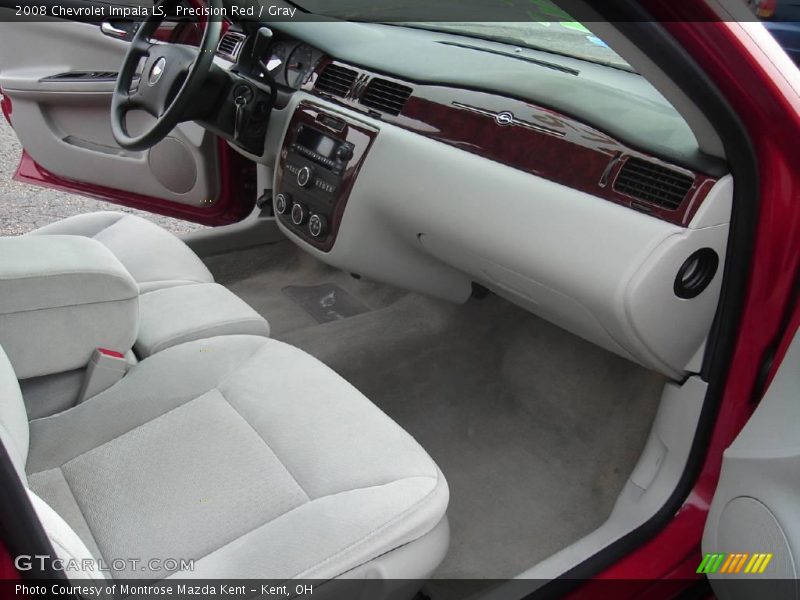 Precision Red / Gray 2008 Chevrolet Impala LS