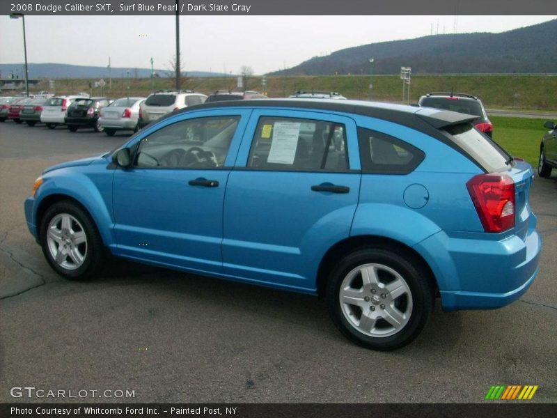 Surf Blue Pearl / Dark Slate Gray 2008 Dodge Caliber SXT