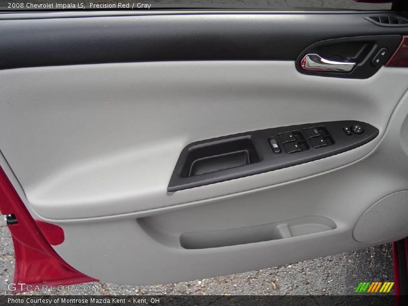 Precision Red / Gray 2008 Chevrolet Impala LS