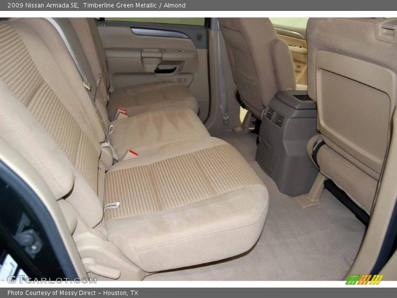 Timberline Green Metallic / Almond 2009 Nissan Armada SE