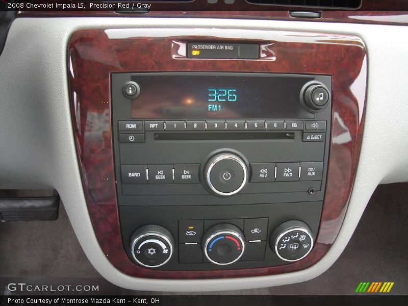 Precision Red / Gray 2008 Chevrolet Impala LS