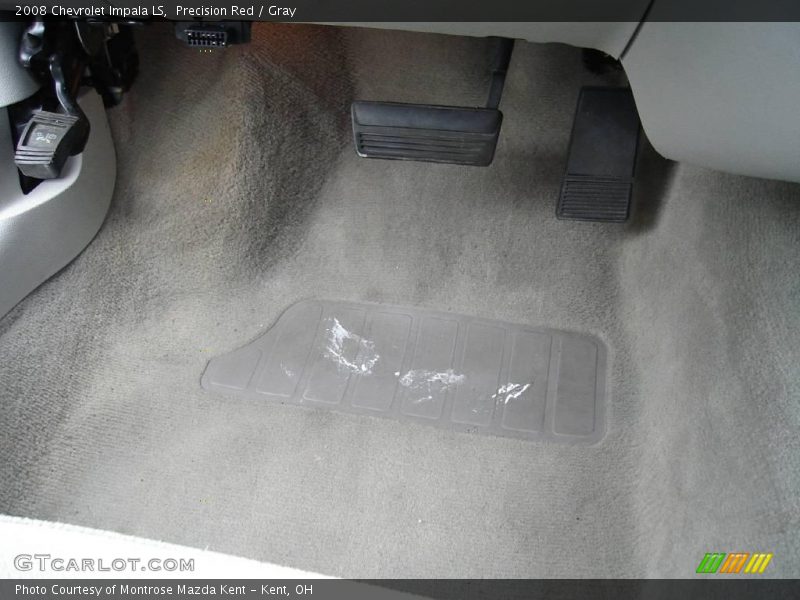 Precision Red / Gray 2008 Chevrolet Impala LS