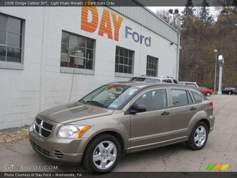 Light Khaki Metallic / Dark Slate Gray 2008 Dodge Caliber SXT