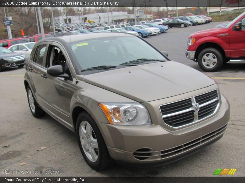 Light Khaki Metallic / Dark Slate Gray 2008 Dodge Caliber SXT
