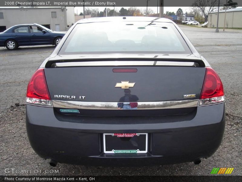 Imperial Blue Metallic / Ebony Black 2008 Chevrolet Impala LT