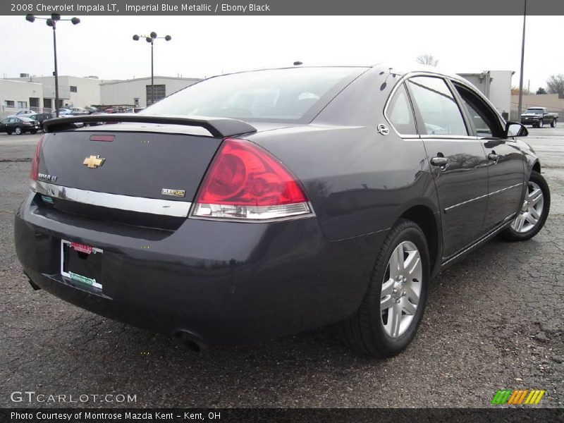 Imperial Blue Metallic / Ebony Black 2008 Chevrolet Impala LT