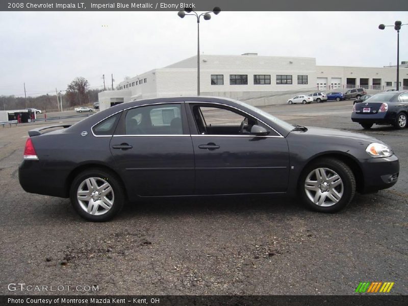 Imperial Blue Metallic / Ebony Black 2008 Chevrolet Impala LT